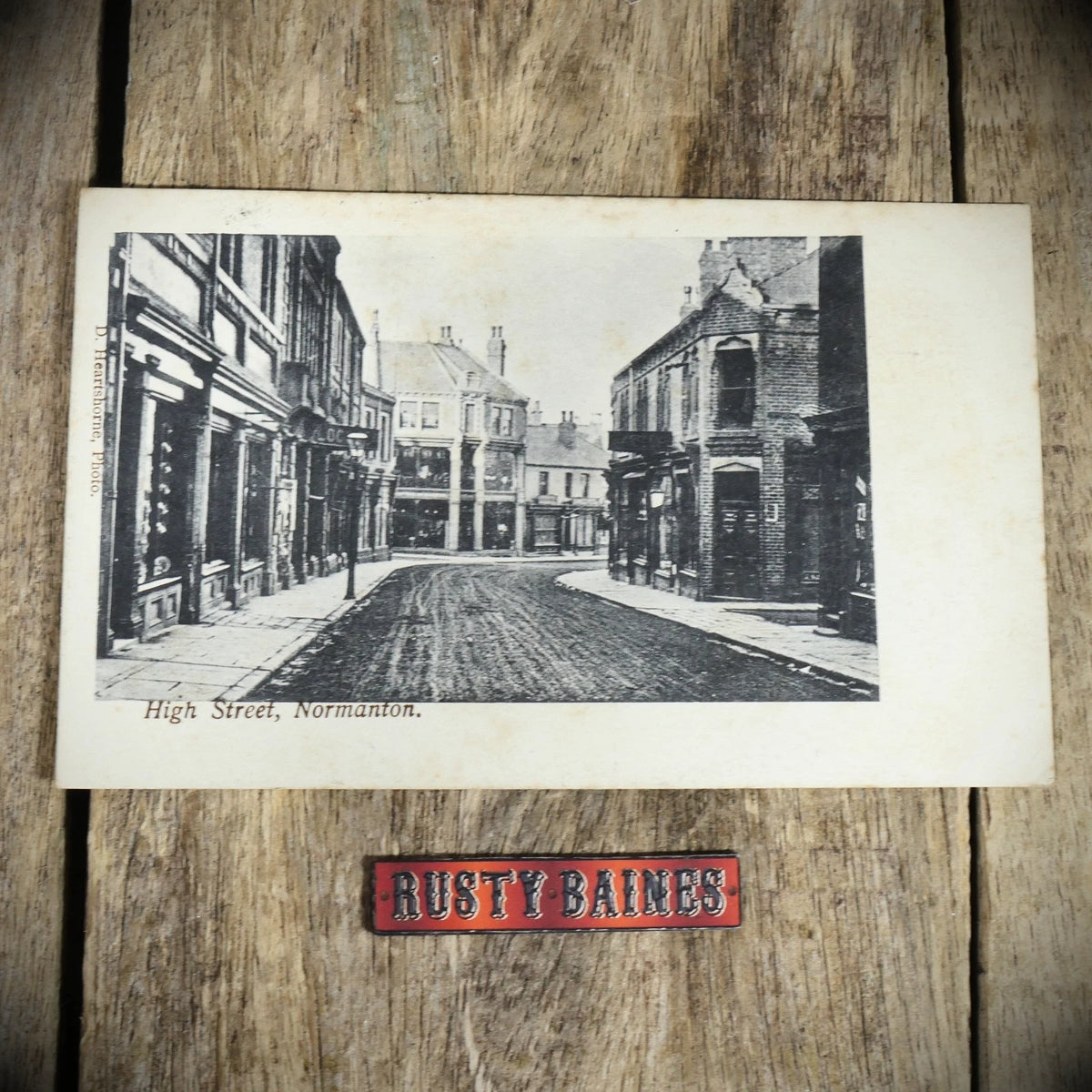 Postcard, Normanton High Street, 1904 Printed