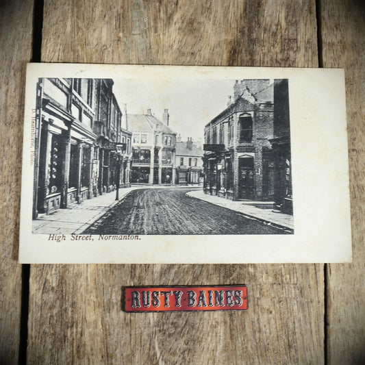 Postcard, Normanton High Street, 1904 Printed