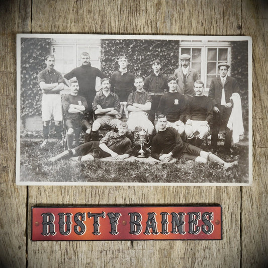 Postcard, Edwardian Football Team, Harefield/Arbury? Real Photo