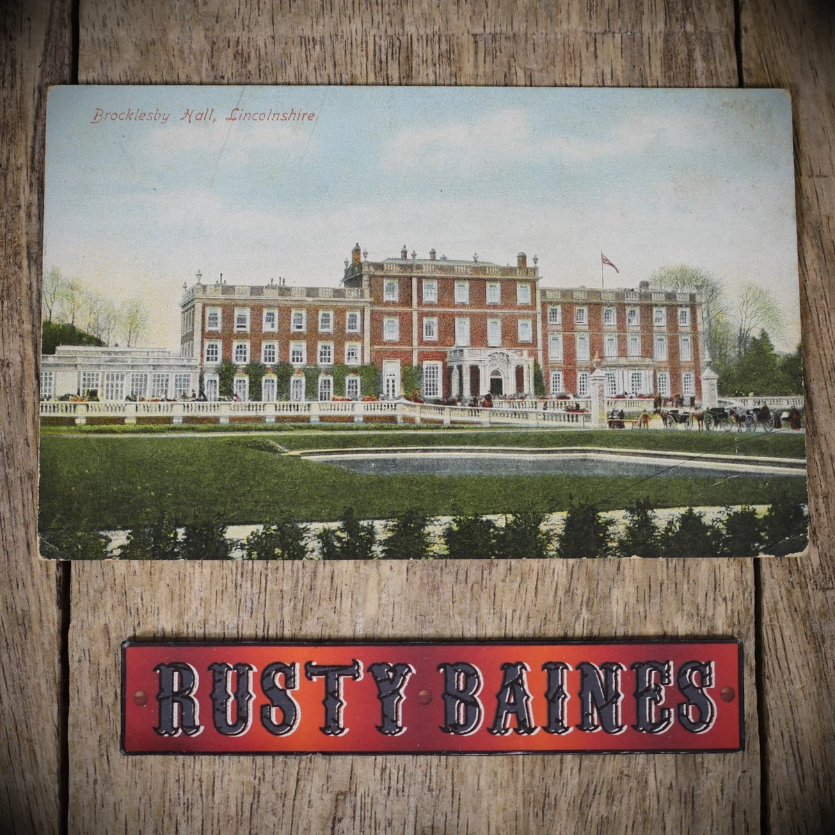 Postcard, Brocklesby Hall Lincolnshire, Printed