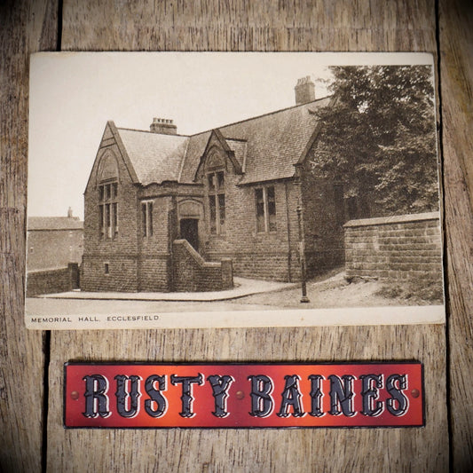 Postcard Ecclesfield Sheffield Gatty Memorial Hall, Printed