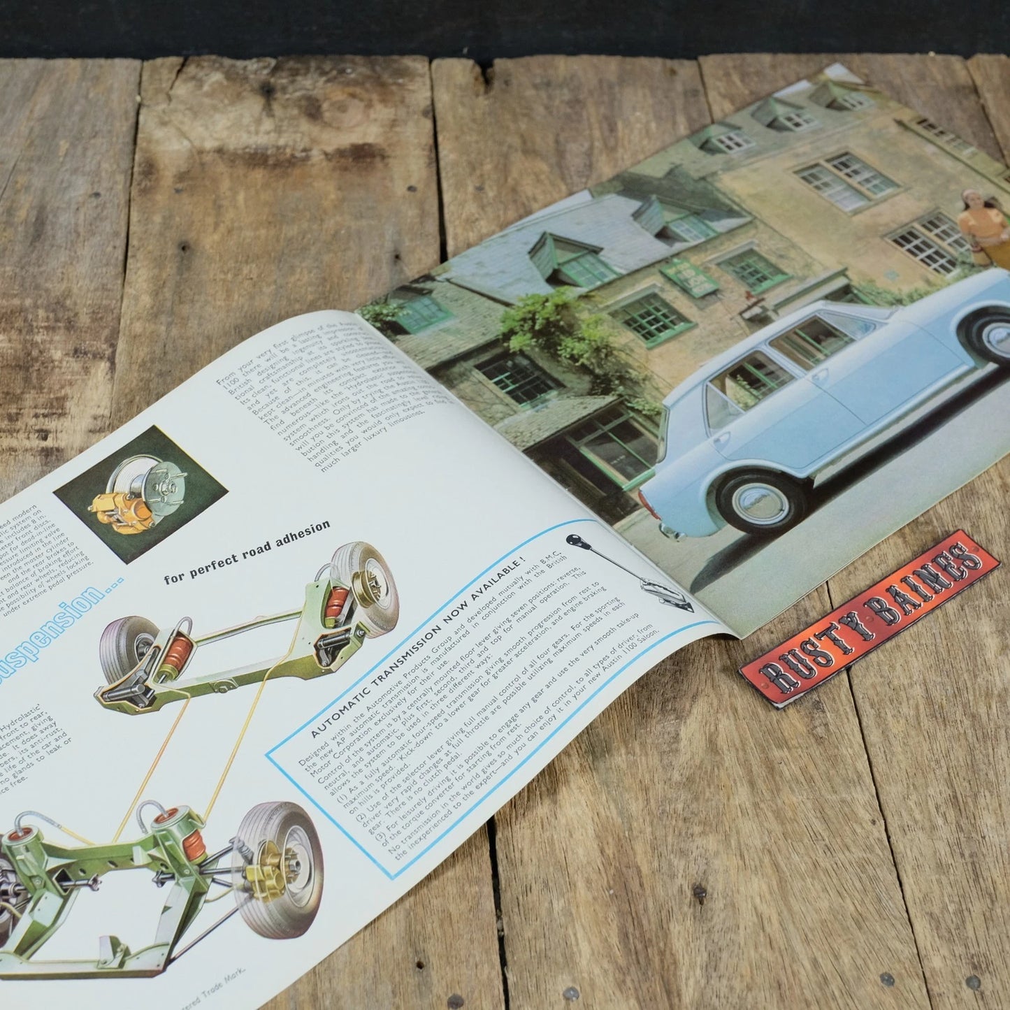 Original Car Brochure, Austin 1100 Saloon & Countryman #2192H