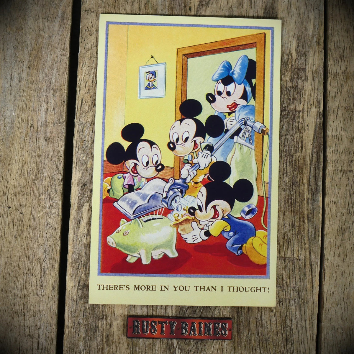 Postcard, Walt Disney/Valentine Mickey Mouse Series #5013