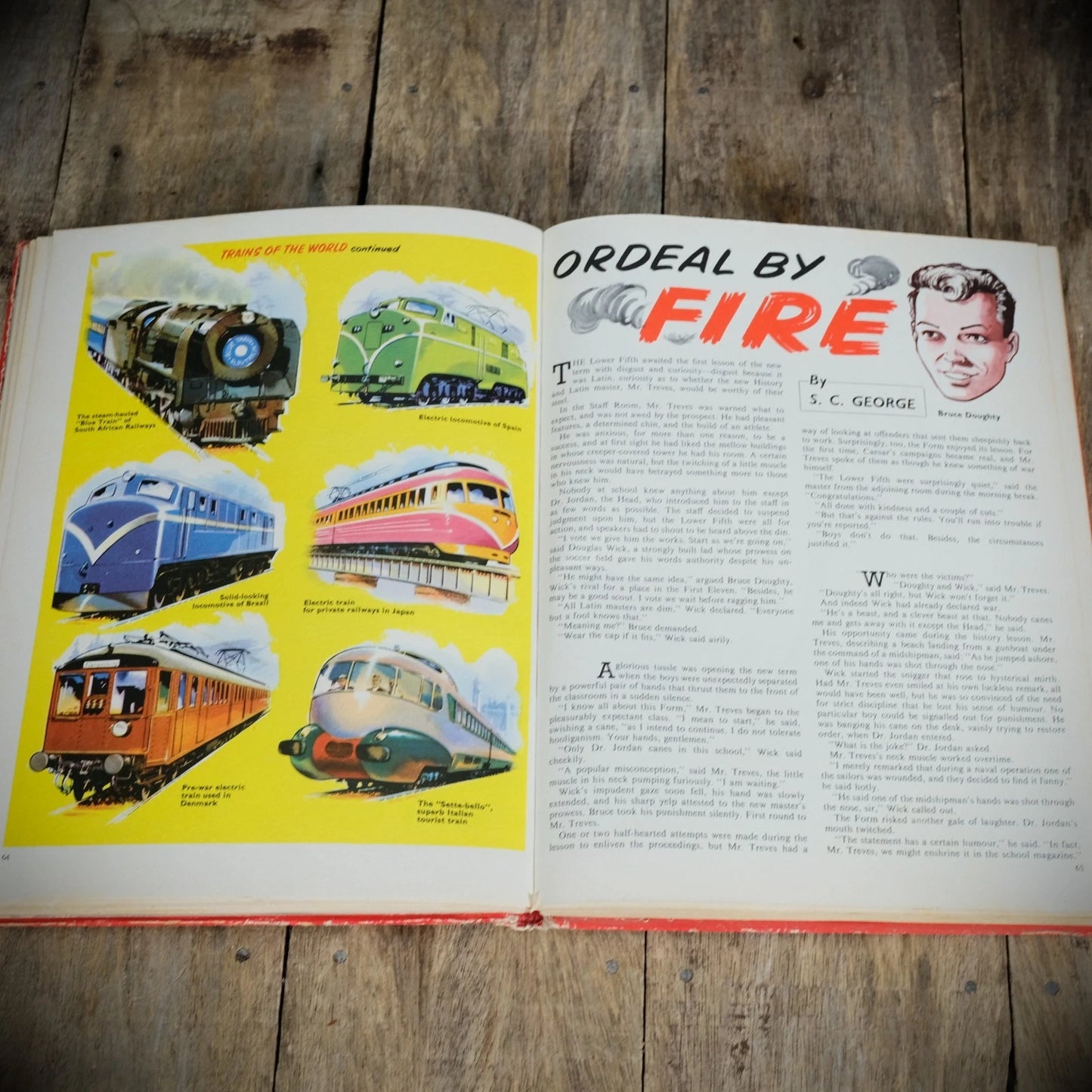 Express Super Colour Annual 1960, Beaverbrook Advernture Comic Hardcover