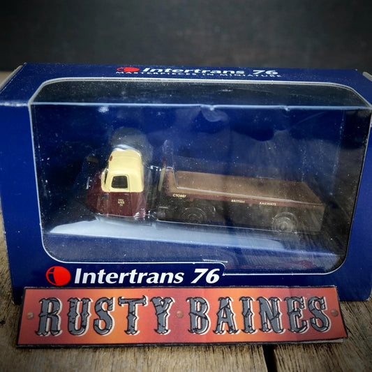 Bachman Intertrans 76 British Railways Scammell Scarab, Flatbed Trailer 1/76