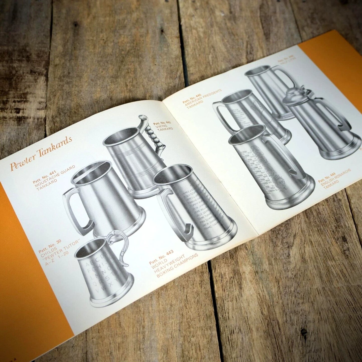 Vintage Sales/Product Brochure, Sheffield, Wentworth Pewter-Ware, Tankards