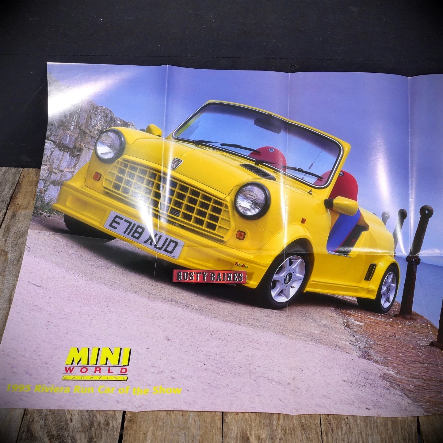 Miniworld Magazine Poster 1995 Riviera Run Car of the Show Classic Custom Cabrio