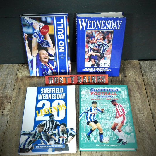 Job Lot/Bundle of Sheffield Wednesday Hardback Books, Lee Bullen Etc.