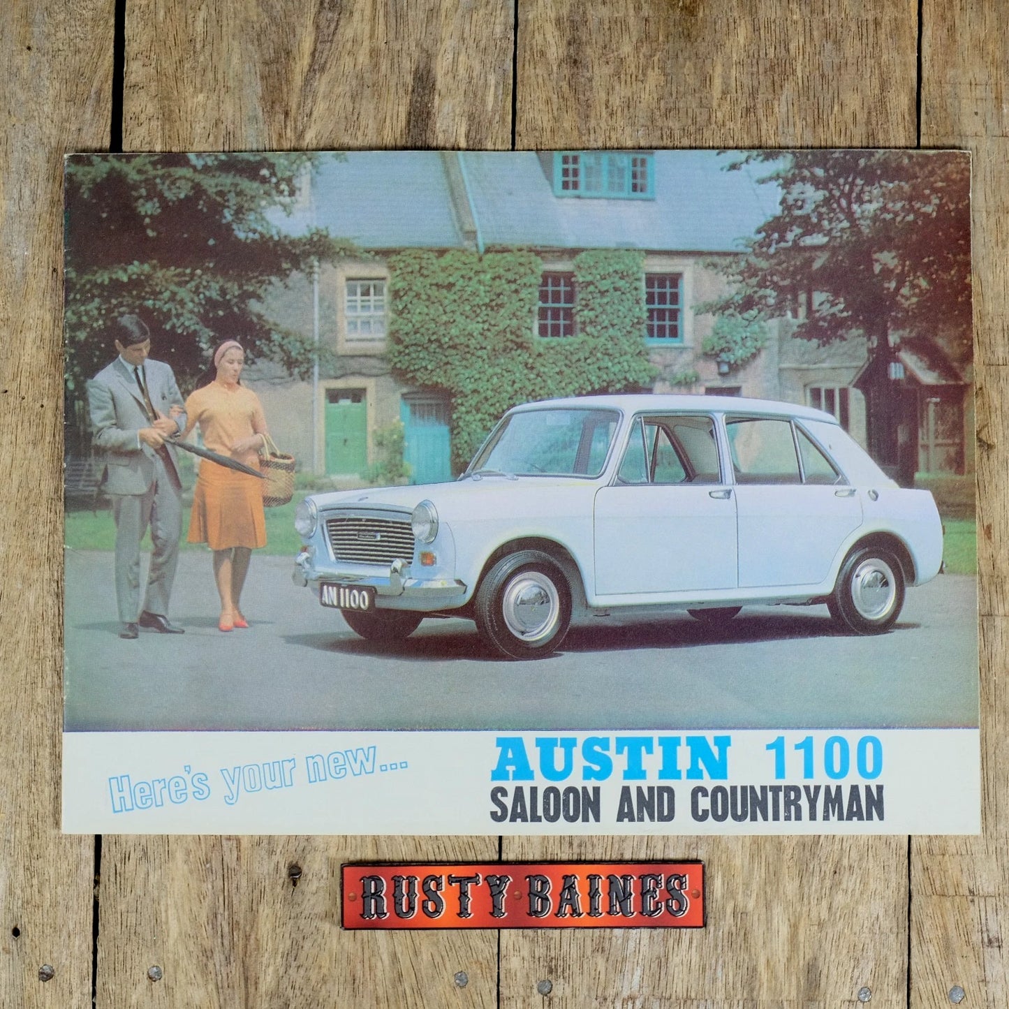 Original Car Brochure, Austin 1100 Saloon & Countryman #2192H