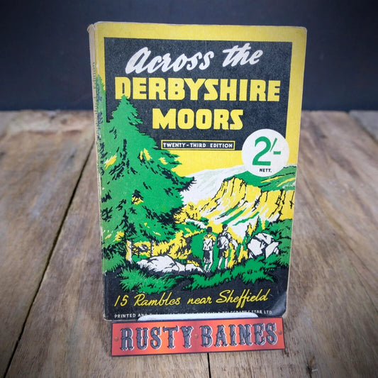 Across the Derbyshire Moors 1946 23rd Edition, Sheffield/Peak District Paperback