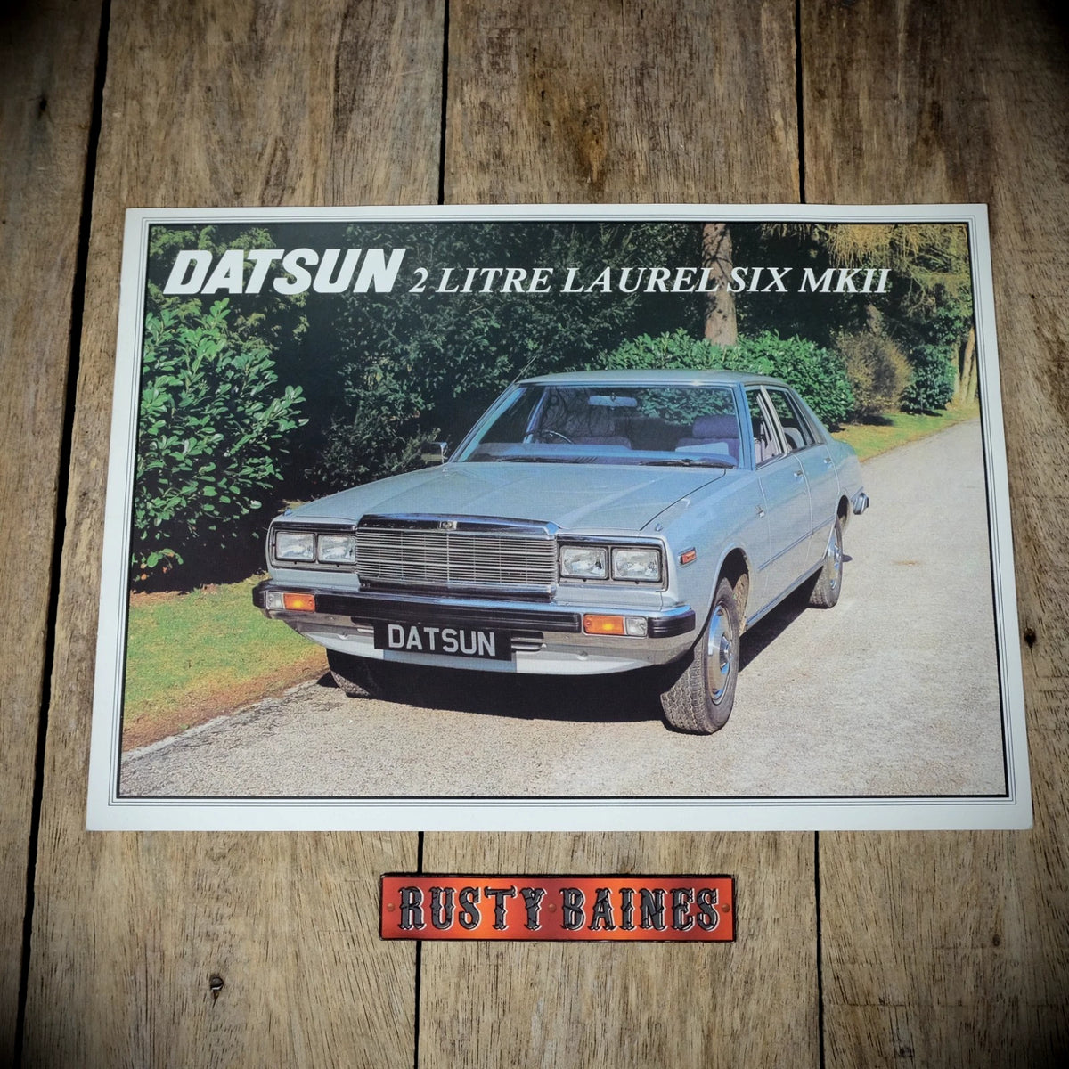 Sales Brochure, Datsun Laurel Six MkII 2.0, UK 1980