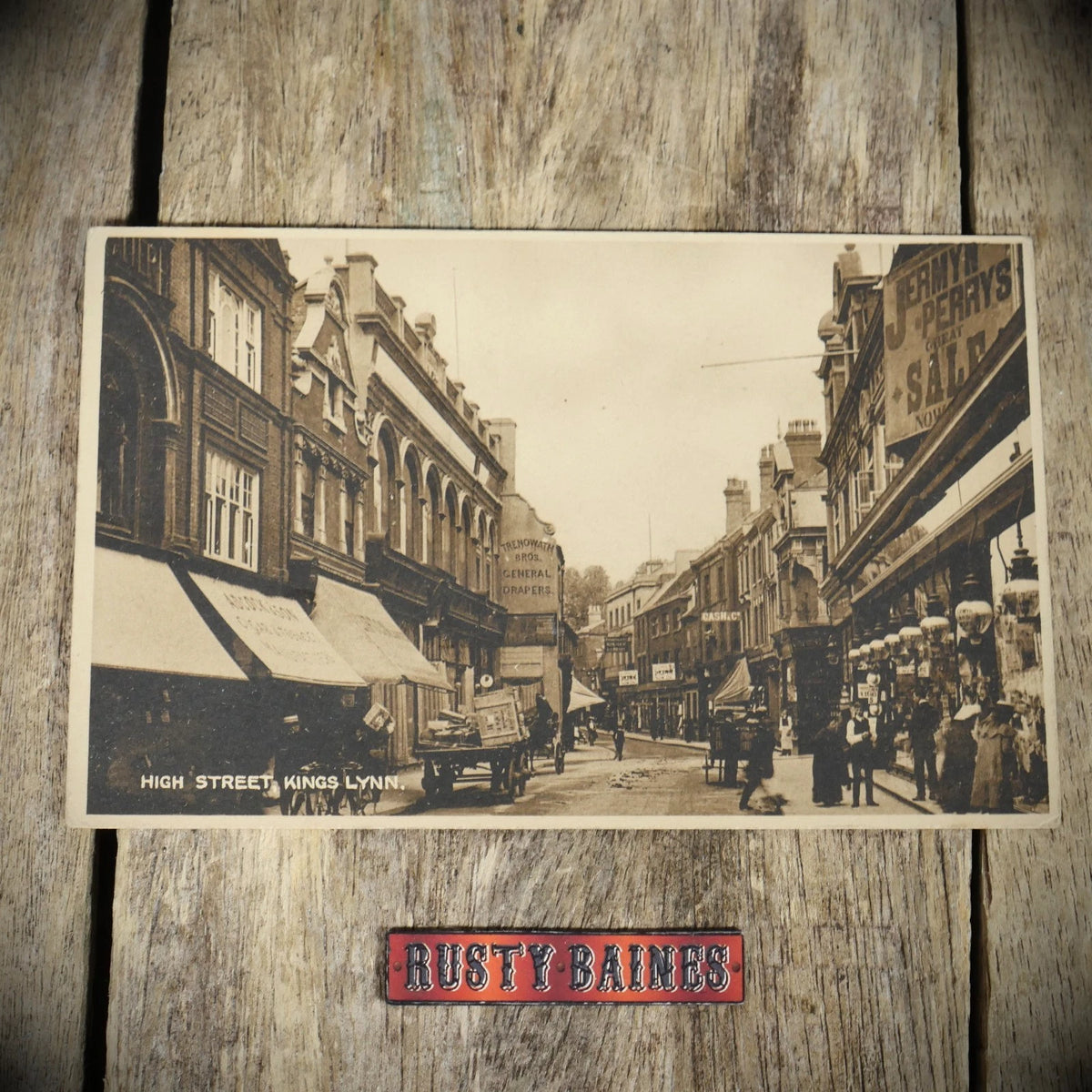 Postcard, Kings Lynn High Street, Jay em Jay, Printed