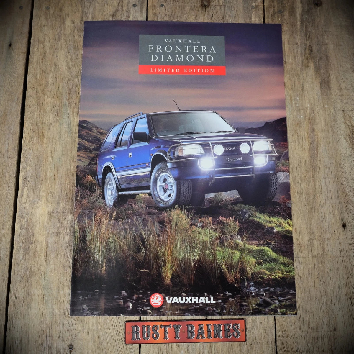 Sales Brochure, Vauxhall Frontera Diamond Limited Edition 1993