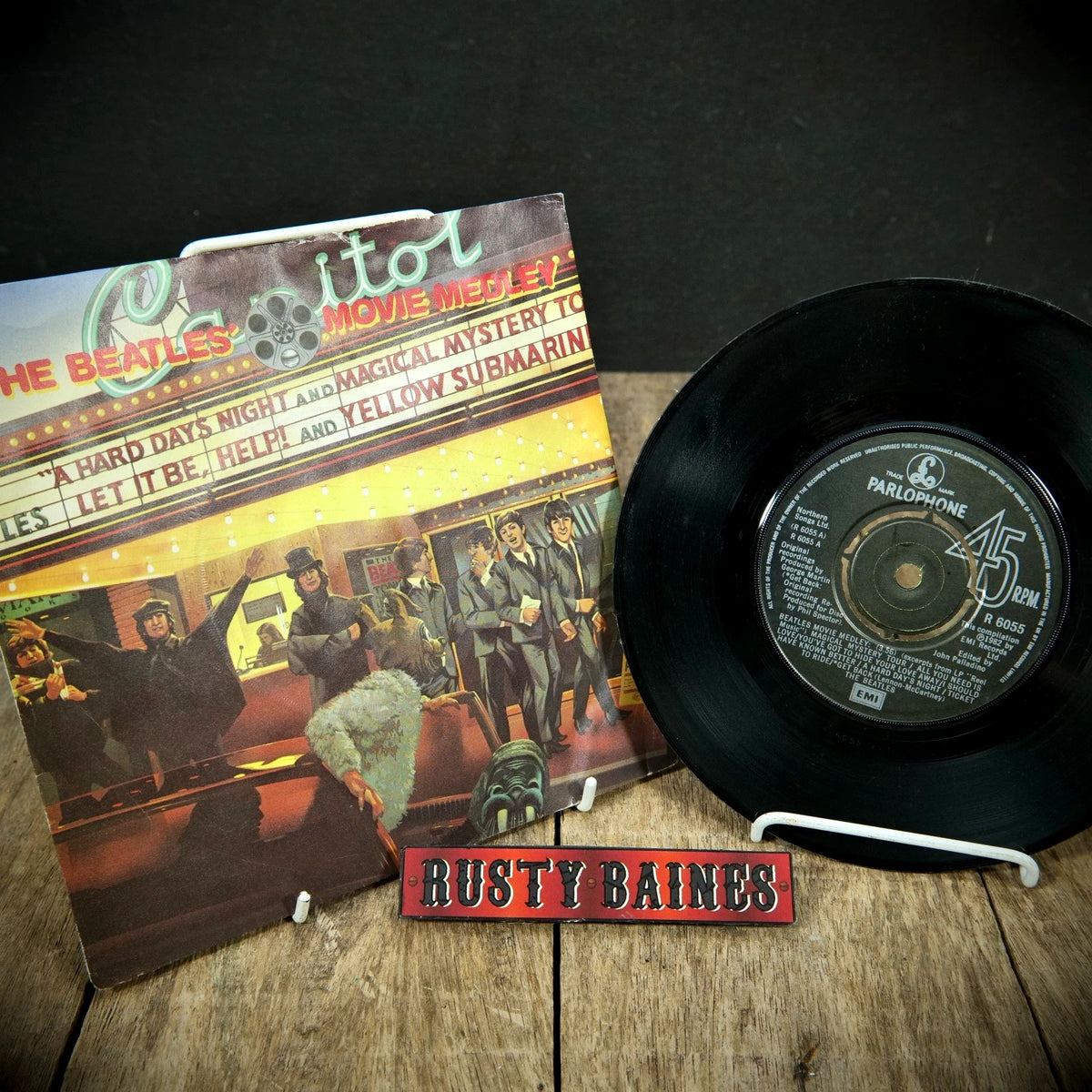 Record 7" Single: The Beatles, Movie Medley, Magical Mystery Tour