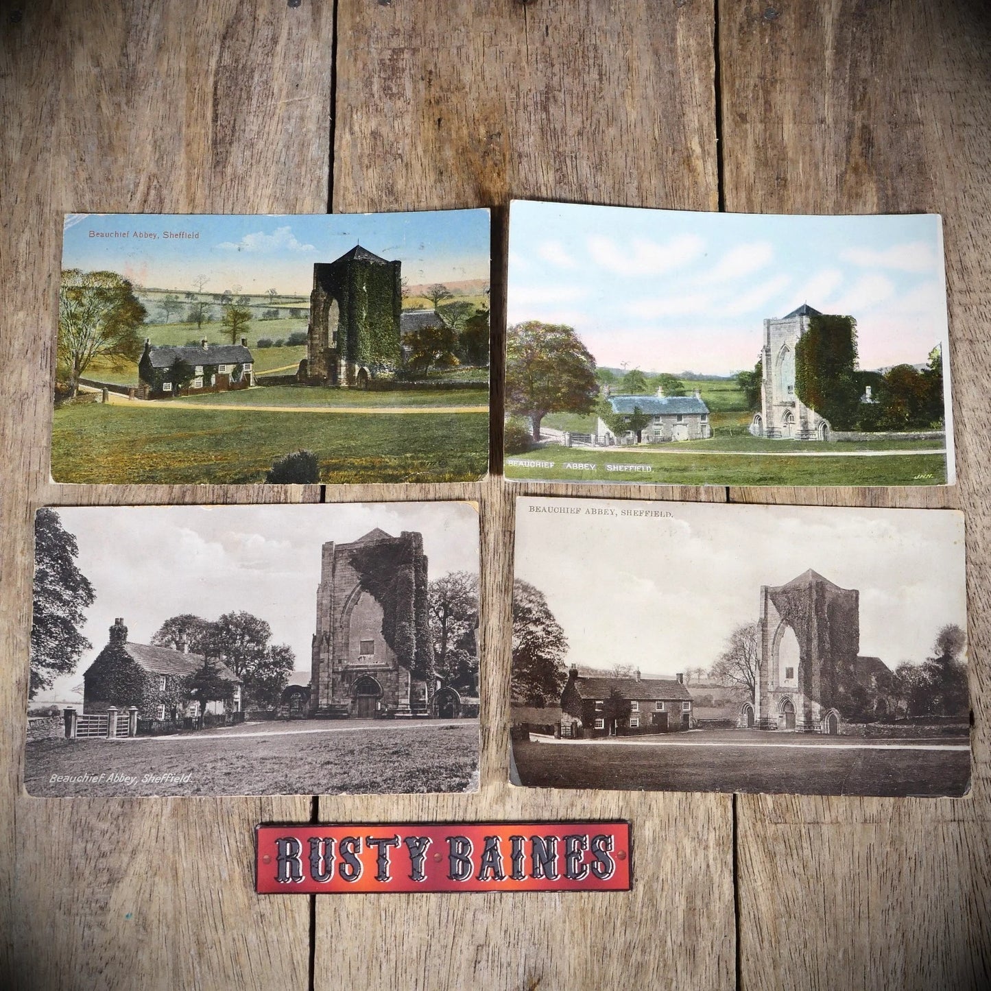 Postcard Bundle, Sheffield Beauchief Abbey