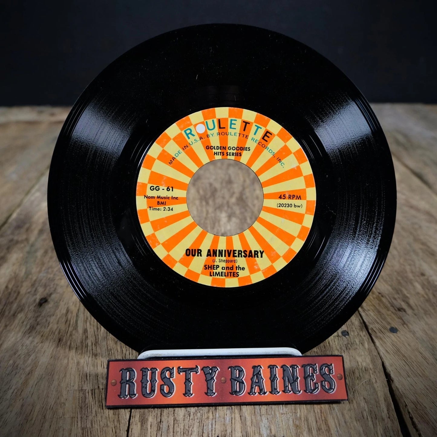 Record 7" Single, Shep and the Limelites, Daddy's Home/Our Anniversary