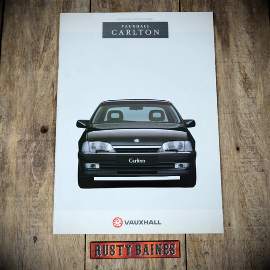Sales Brochure, Vauxhall Carlton 1993 Range, Saloon/Estate