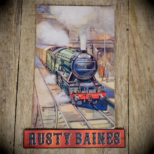 Postcard, LNER, Railway, Flying Scotsman, 1930's, Printed