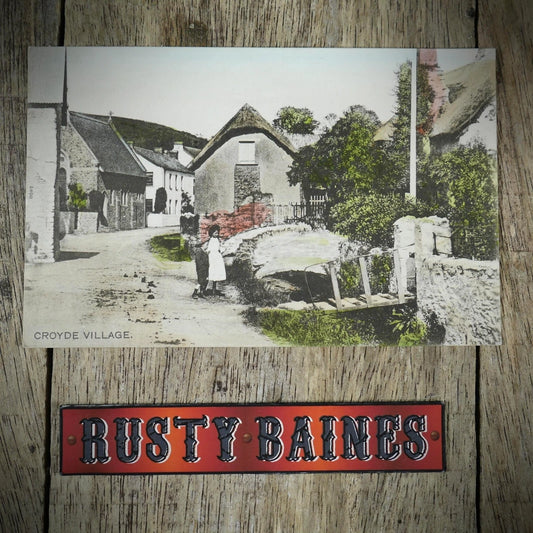 Postcard, Croyde Village, Devon, Printed