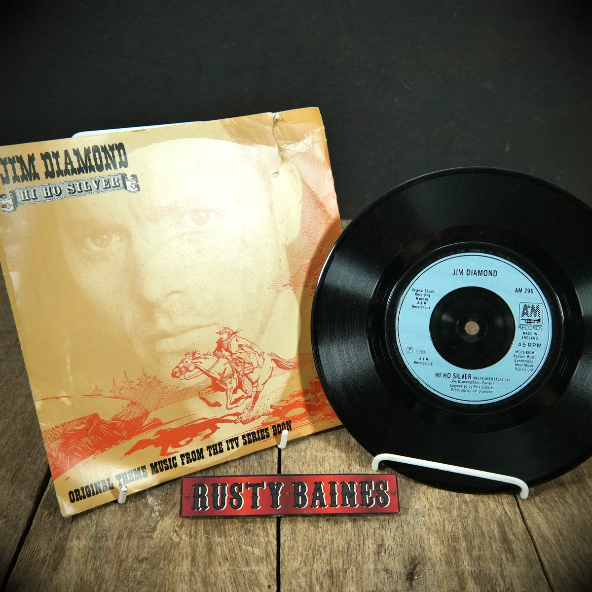 Record 7" Single: Jim Diamond, Hi Ho Silver (Boon TV Series)