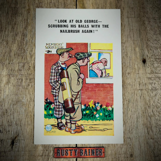 Postcard, Comic/Humour, Golf Club Innuendo