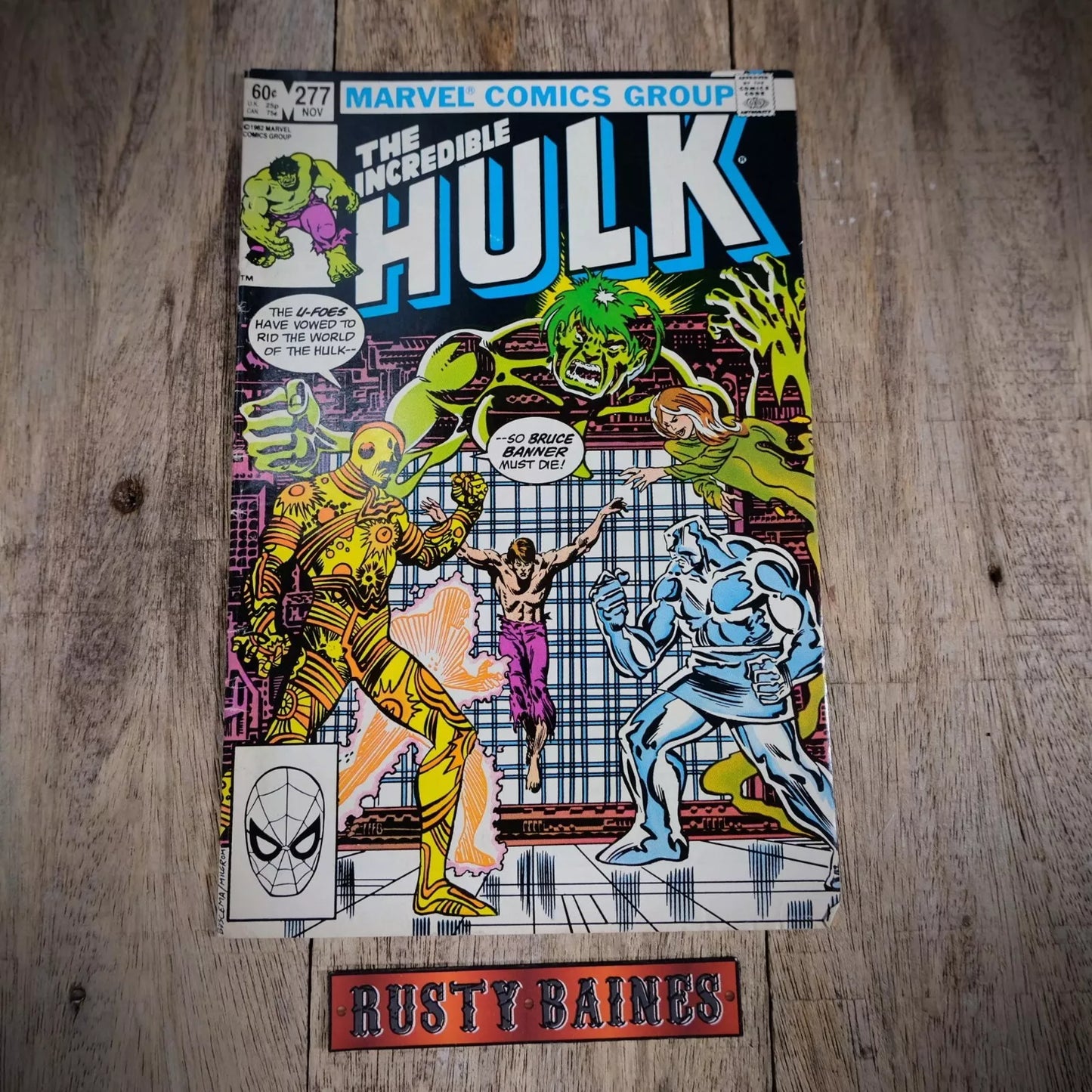 Marvel Comic, The Incredible Hulk #277 1982