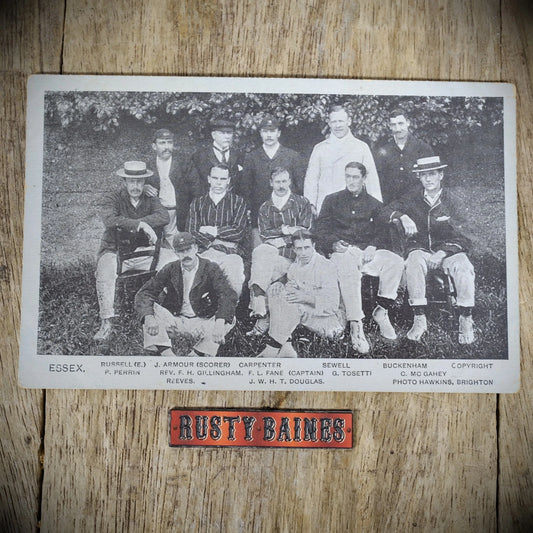 Postcard, Historic Essex Cricket Team Photo, Printed