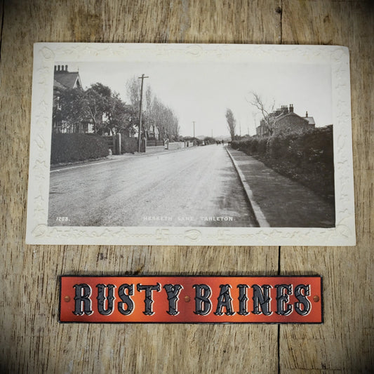 Postcard, Tarleton, Hesketh Road, A J Evans Photo, Southport/Leyland