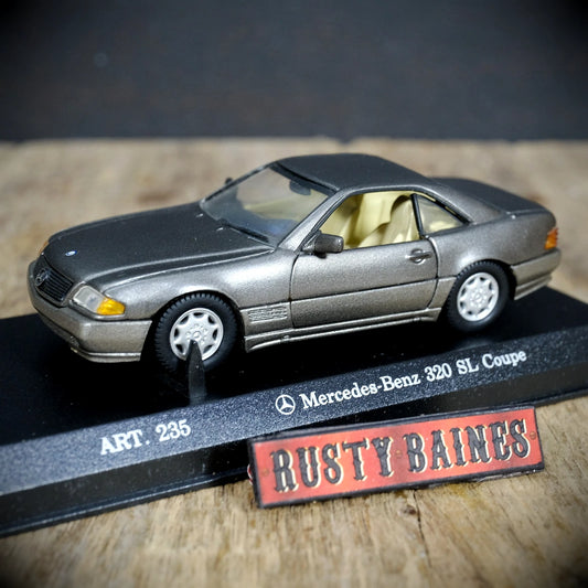 Corgi Detail Car Mercedes Benz 320SL Coupe, Gunmetal Grey, 1/43, Boxed