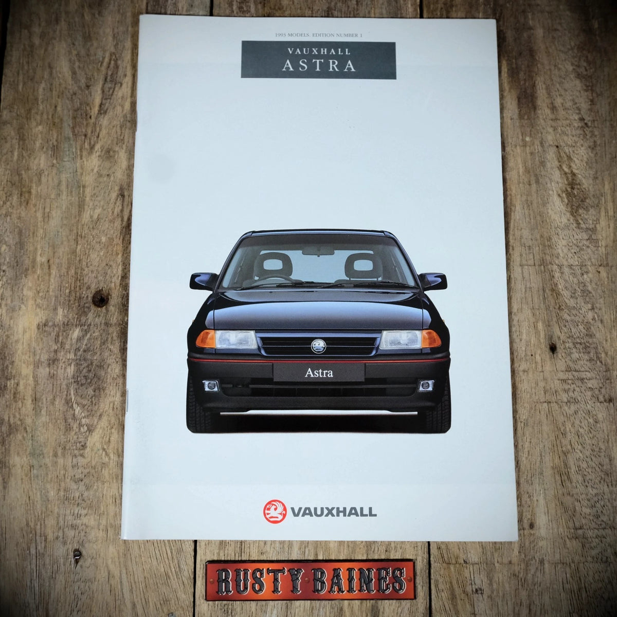 Sales Brochure, Vauxhall Astra 1993 (Mk3, F) SRI, GSI Etc. Hatch/Saloon/Estate