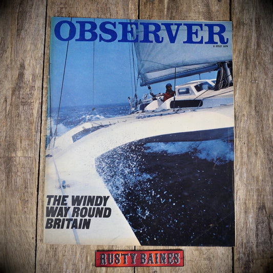 Vintage Observer Magazine 2nd July 1978, Brook Shields, Thomas Bewick
