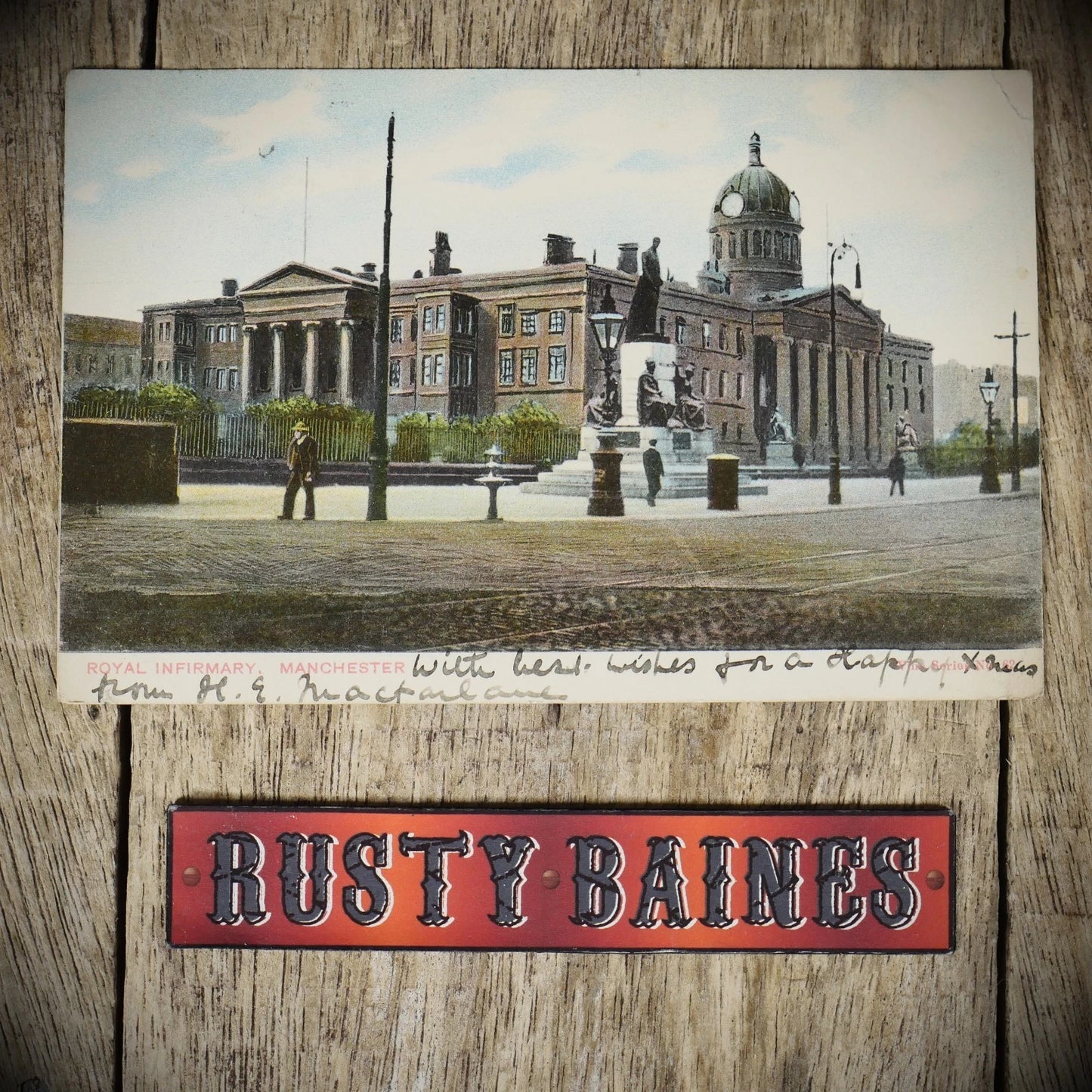 Postcard, Manchester Royal Infirmary Hospital, Printed
