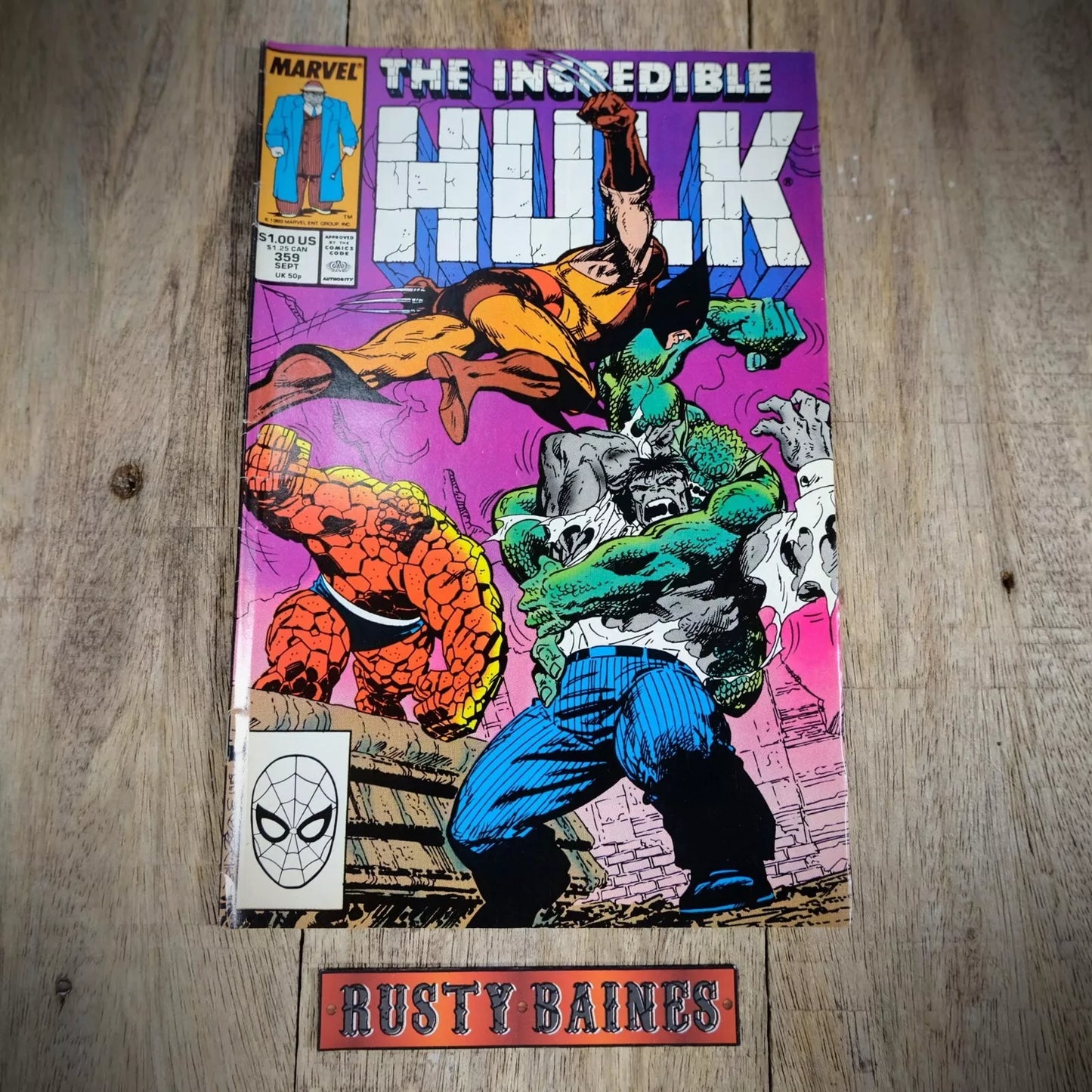 Marvel Comic, The Incredible Hulk #359 1989