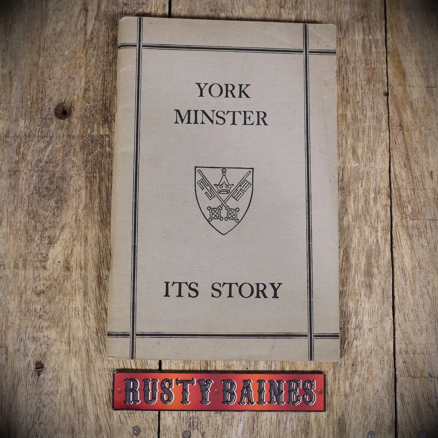 York Minster It's Story, 1950 Softcover Booklet