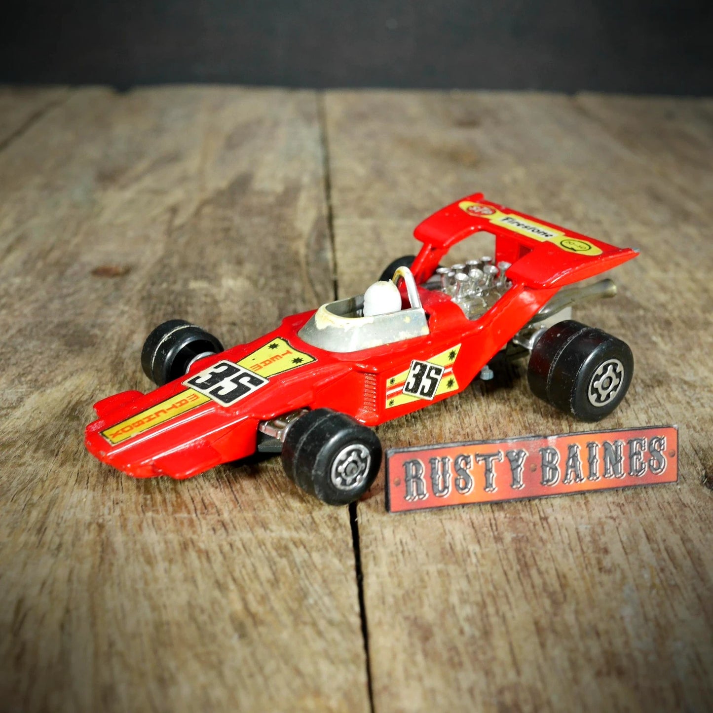 Original Vintage Matchbox Speed Kings Ferrari (K-35) Racing Car, No Box