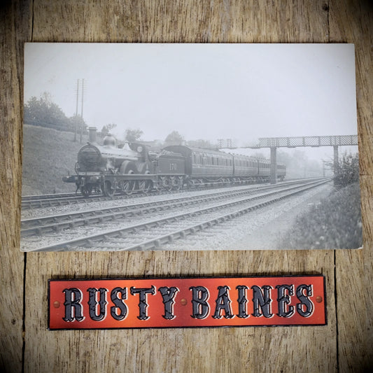 Postcard, Unidentified Real Photo, Steam Railway, Tender 170, Elstree?