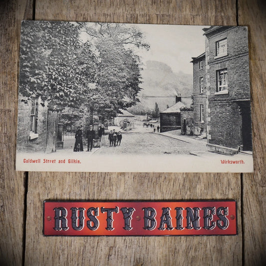 Postcard, Wirksworth Coldwell Street, Adam Bede's, 1904 Printed