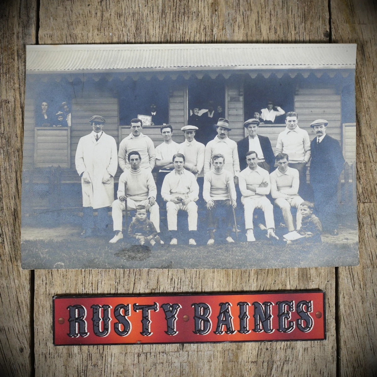 Postcard, Unidentified British Sports Team Group Photo, Early 1900's
