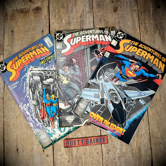 Comic Bundle, DC The Adventures of Superman #447-448-449