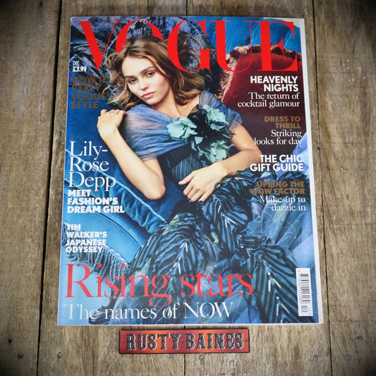 Vogue Magazine December 2016, Lily Rose Depp, Japan Fashion Photoshoot