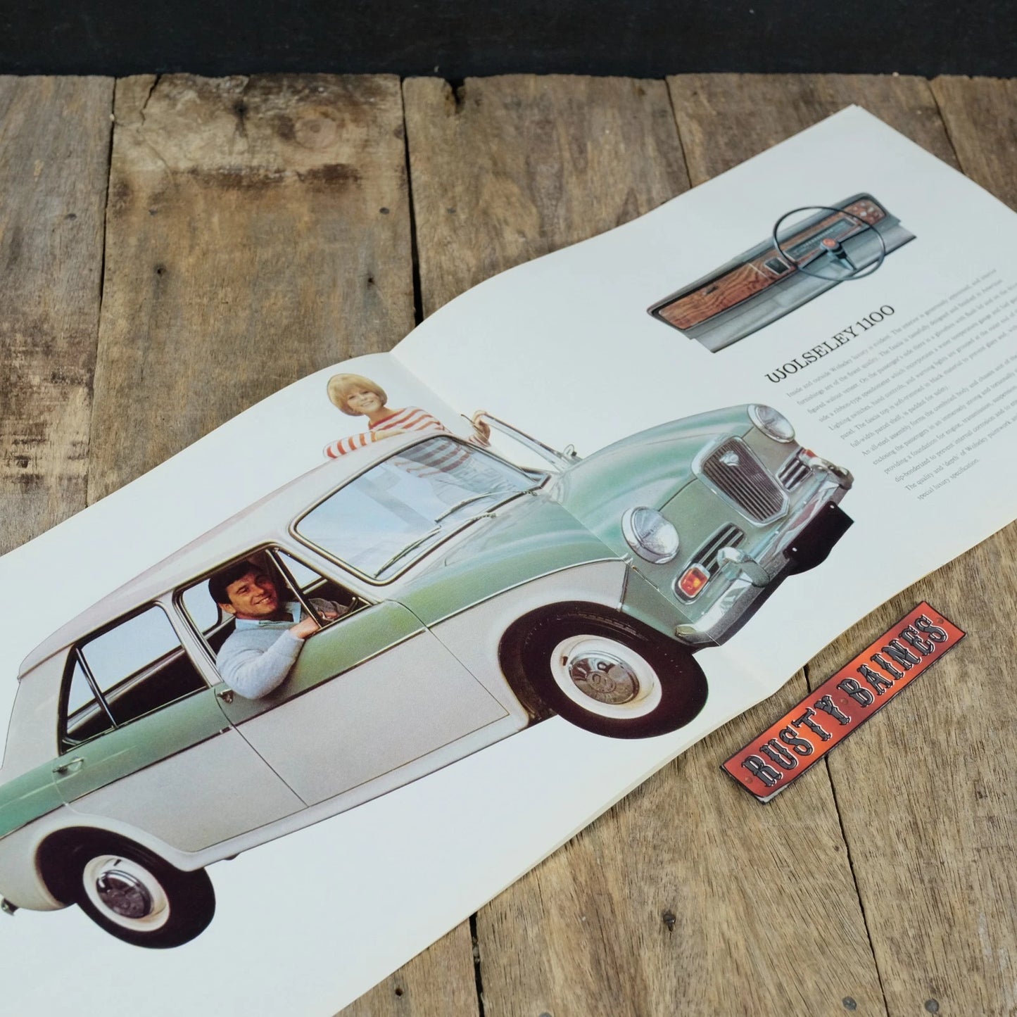 Original Car Brochure, Wolseley 1100, 1965 #6551