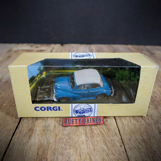 Corgi Morris Minor 1000 Convertible, Pageant Blue, Boxed 1/43
