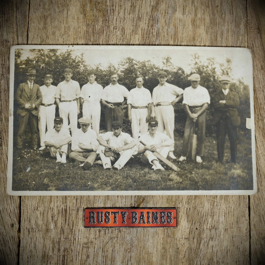 Postcard, Unidentified Cricket Tea, PU to Nottingham, Real Photo