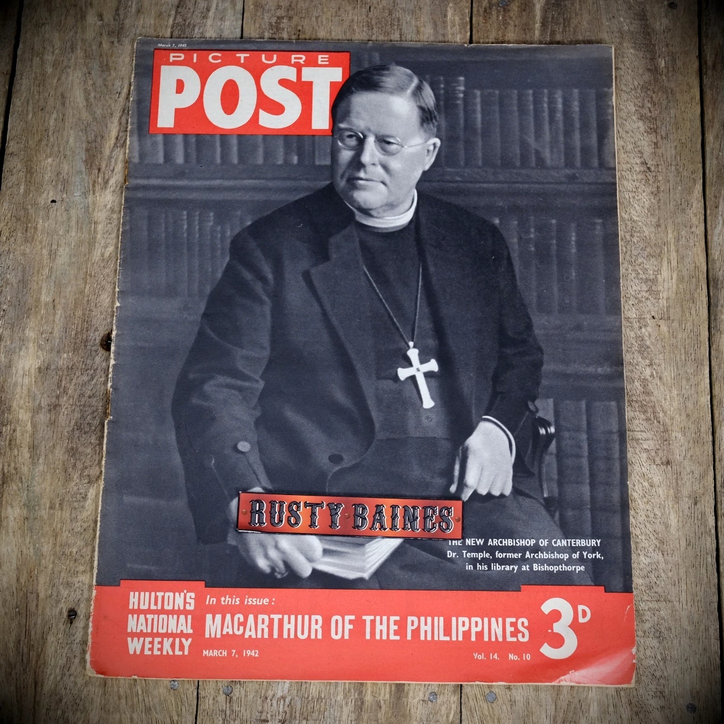 Picture Post WW2, March 7 1942, William Beveridge, General MacArthur