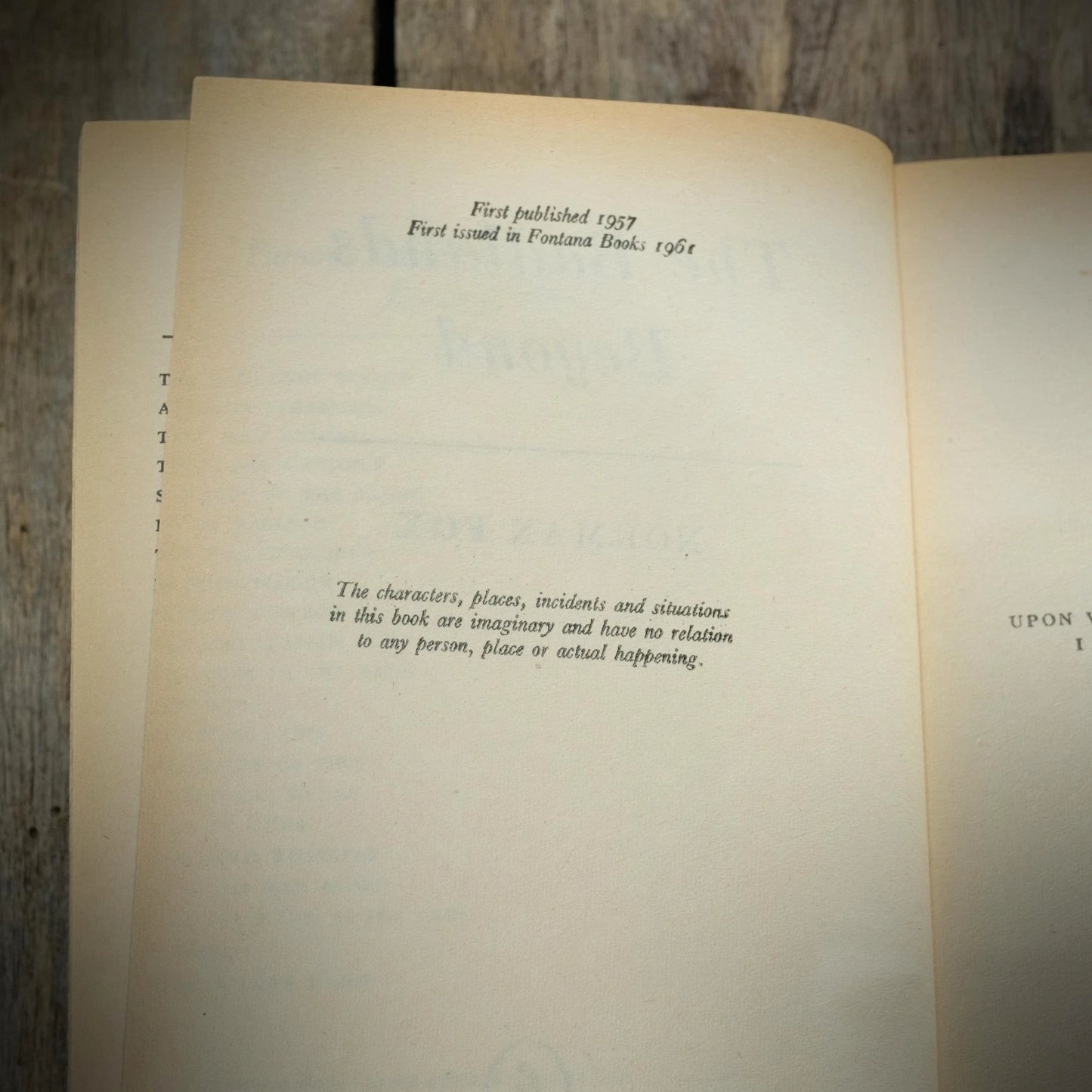 Vintage Western Paperback, The Badlands Beyond, Norman Fox, Fontana 1961