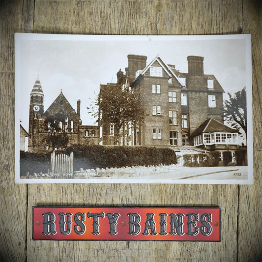 Postcard, Folkestone, St Andrews Home, Real Photo