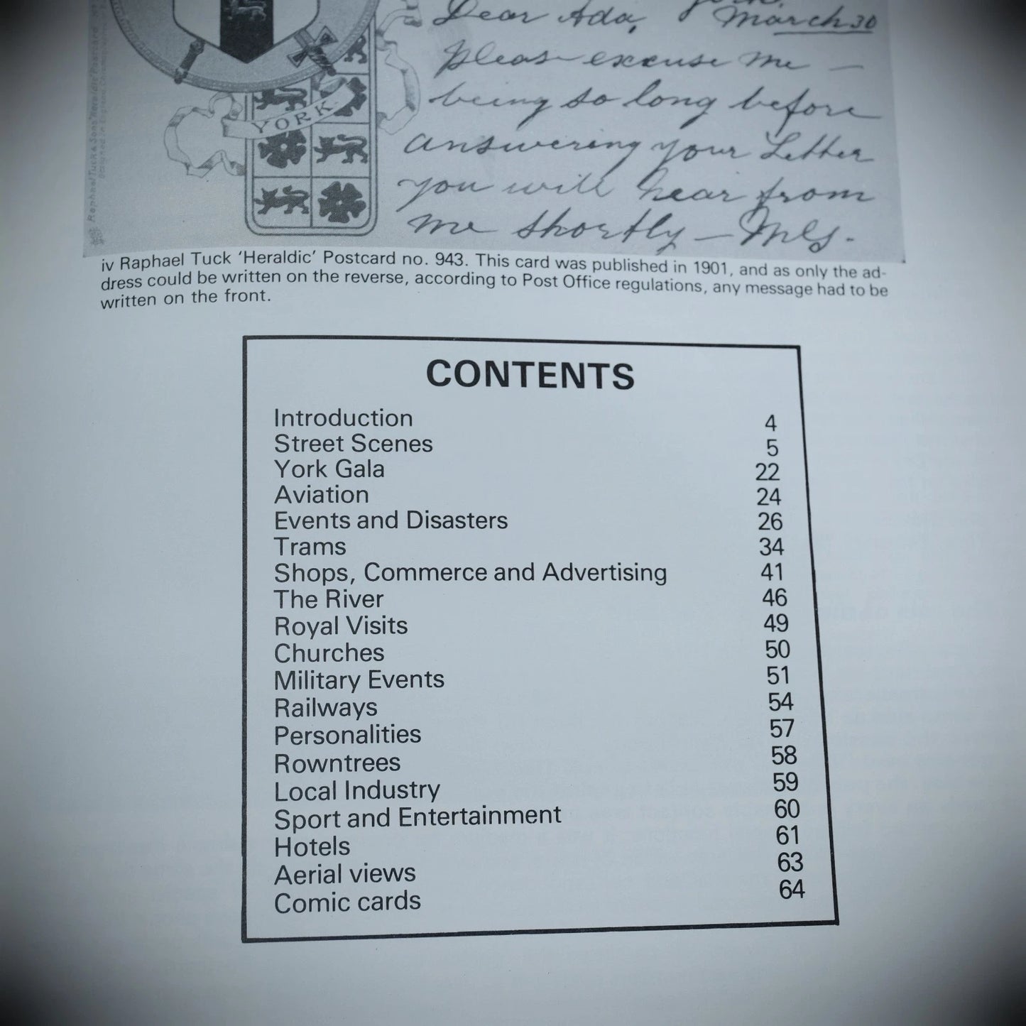 York on Old Postcards, Joe Dickinson, Rowntrees, Comic, Street Scenes, Softcover