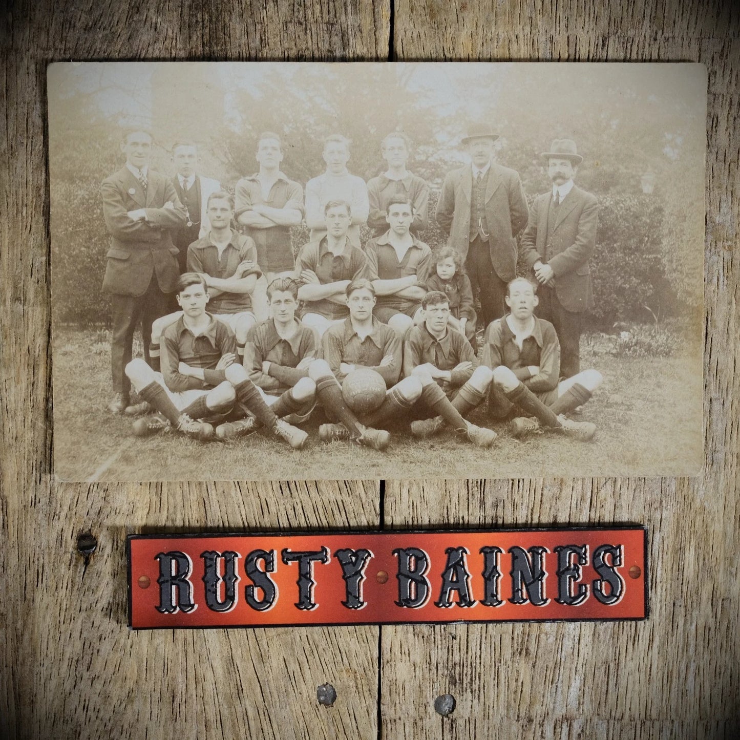 Postcard, Unidentified British Football Team 1920, Real Photo