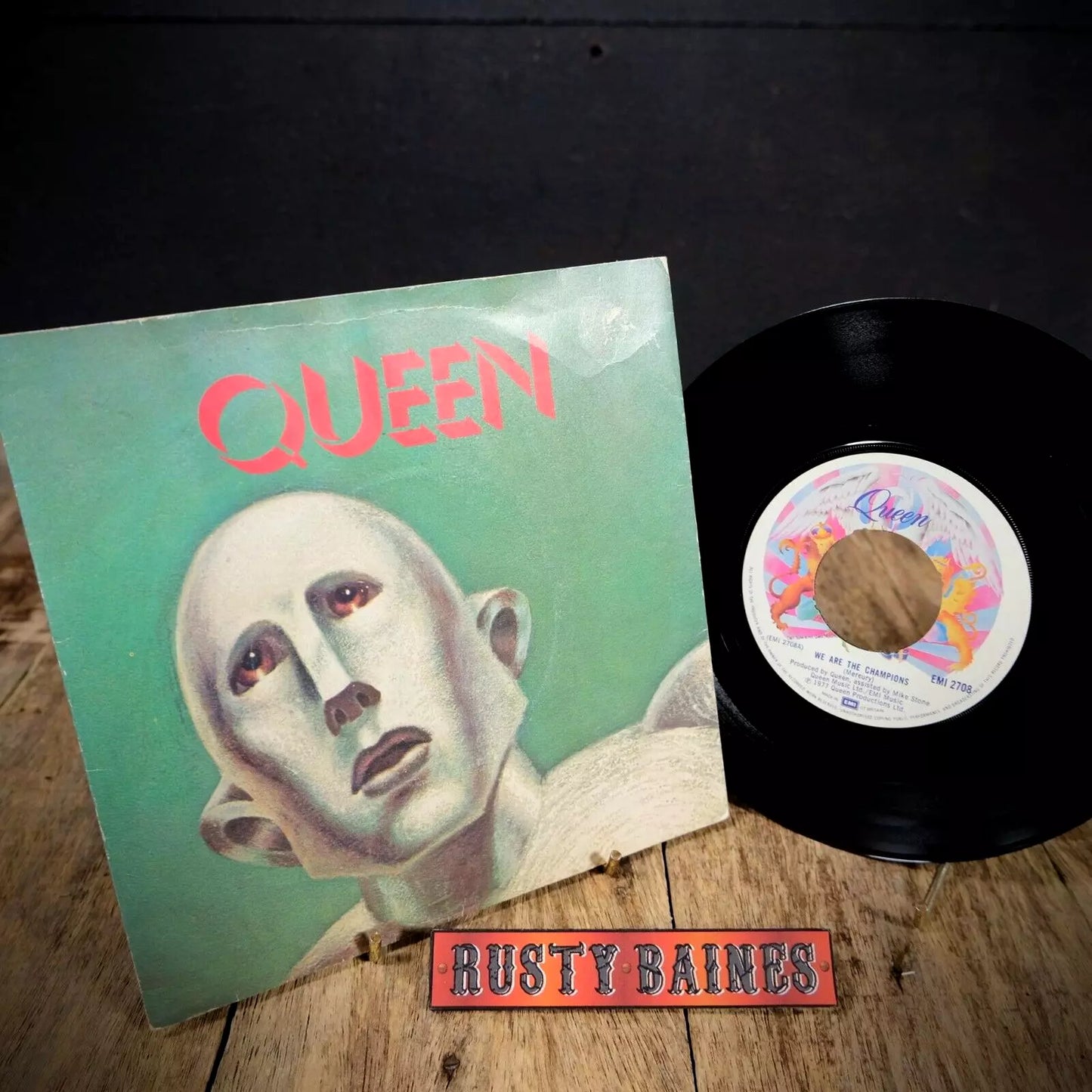 Record 7" Single, Queen, We are the Champions / We Will Rock You