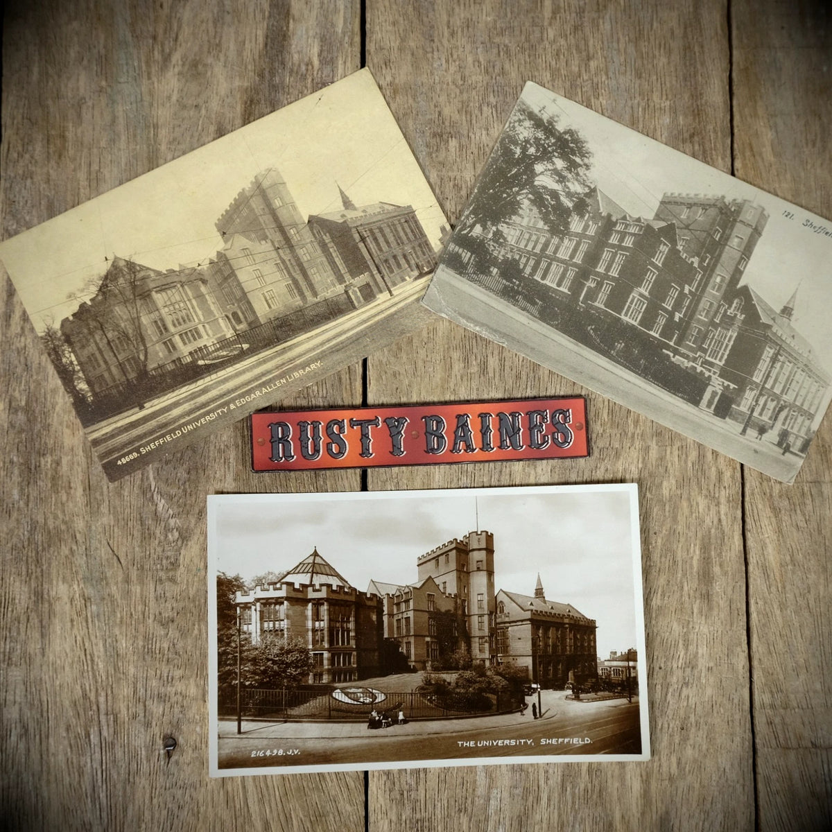 Postcard Bundle, Sheffield University & Edgar Allen Library